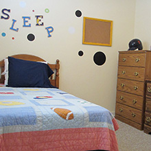 spacious rooms