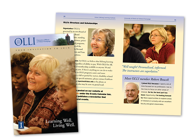 Osher Lifelong Learning Institute Promotional Brochure 