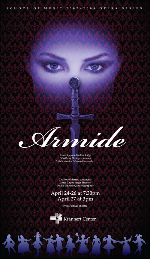 Krannert Center ARMIDE opera poster